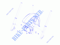 Parafango anteriore   Puntale per MOTO GUZZI Eldorado E3 ABS 2015