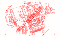 Carter motore per MOTO GUZZI Sport Carburatori 1100 1995