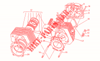 Testa cilindro per MOTO GUZZI Targa 1990