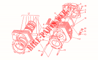 Testa cilindro per MOTO GUZZI V 50 III Pol./PA VechioTipo 1989
