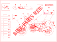 Decalco e Targhette per MOTO GUZZI V7 Racer 2015